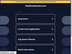 Sites similar to thaifoodworld.com