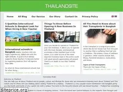 Sites similar to thailandsite.net