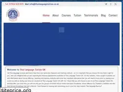 Sites similar to thailanguagetuition.co.uk