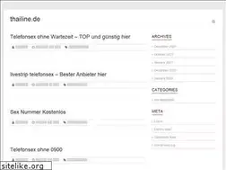 Sites similar to thailine.de
