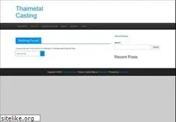 Sites similar to thaimetalcasting.com