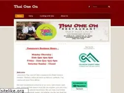 Sites similar to thaioneonrestaurant.net