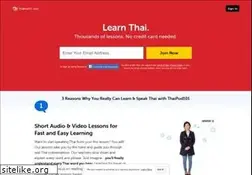 Sites similar to thaipod101.com