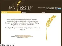 Sites similar to thaisocietyrestaurant.com