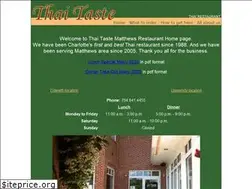 Sites similar to thaitastematthews.com