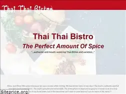 Sites similar to thaithaibistro.com