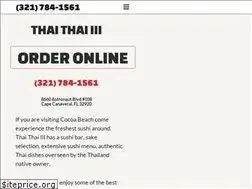Sites similar to thaithaicapecanaveral.com