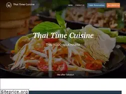 Sites similar to thaitimecuisine.com