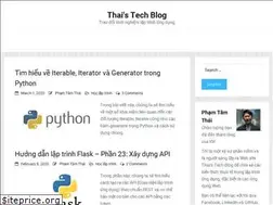Sites similar to thaitpham.com