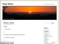 Sites similar to thakurvinay.wordpress.com