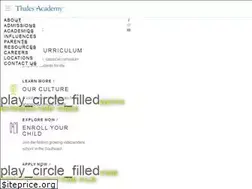 Sites similar to thalesacademy.org