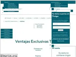 Sites similar to thalgo.es