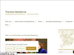 Sites similar to thanatos-berlin.de