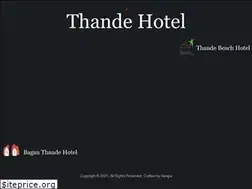 Sites similar to thandehotel.com