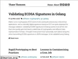 Sites similar to thanethomson.com