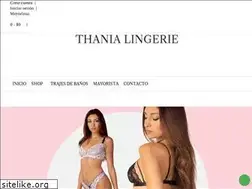 Sites similar to thanialingerie.com.ar
