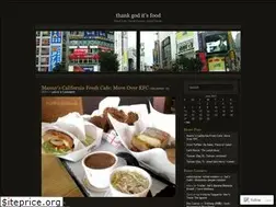 Sites similar to thankgoditsfood.wordpress.com