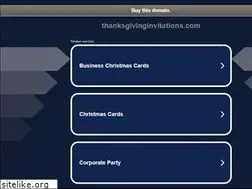Sites similar to thanksgivinginvitations.com