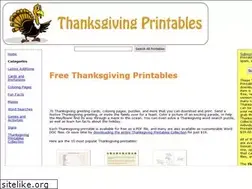 Sites similar to thanksgivingprintables.net