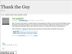 Sites similar to thanktheguy.dreamwidth.org