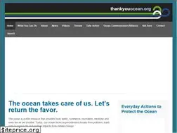 Sites similar to thankyouocean.org