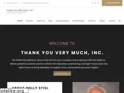 Sites similar to thankyouverymuchinc.com