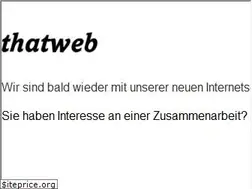 Sites similar to that-webdesign.de