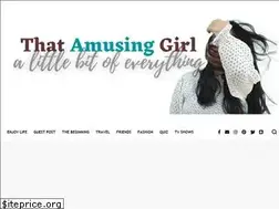 Sites similar to thatamusinggirl.com