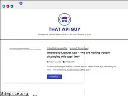 Sites similar to thatapiguy.tech