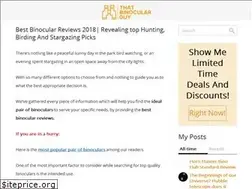 Sites similar to thatbinocularguy.com