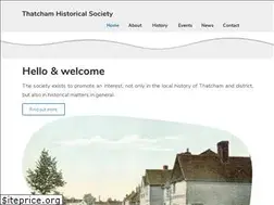 Sites similar to thatchamhistoricalsociety.org.uk
