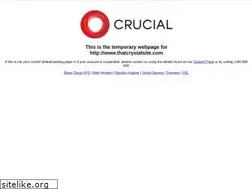 Sites similar to thatcrystalsite.com