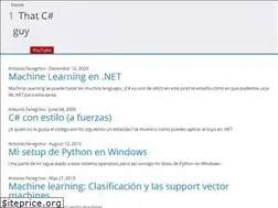 Sites similar to thatcsharpguy.com