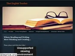 Sites similar to thatenglishteacher.com