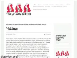 Sites similar to thatgirlintheredcoat.com