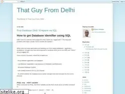 Sites similar to thatguyfromdelhi.com