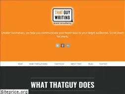 Sites similar to thatguywriting.com