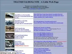Sites similar to thatmetalbox.com