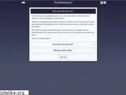 Sites similar to thatsafespace.net