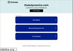 Sites similar to thatsdynamics.com