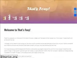 Sites similar to thatsfoxy.com