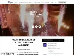 Sites similar to thatstheticket.com.au