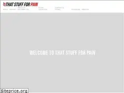 Sites similar to thatstuffforpain.com