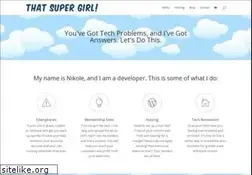 Sites similar to thatsupergirl.com