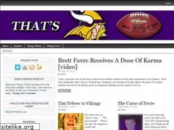 Sites similar to thatsvikingsfootball.com