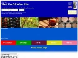 Sites similar to thatusefulwinesite.com