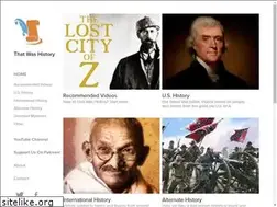 Sites similar to thatwashistory.net