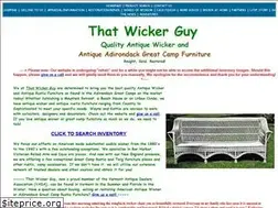 Sites similar to thatwickerguy.com