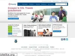 Sites similar to thawte.fr
