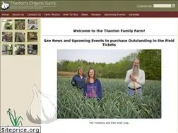 Sites similar to thaxtonsorganicgarlic.com
